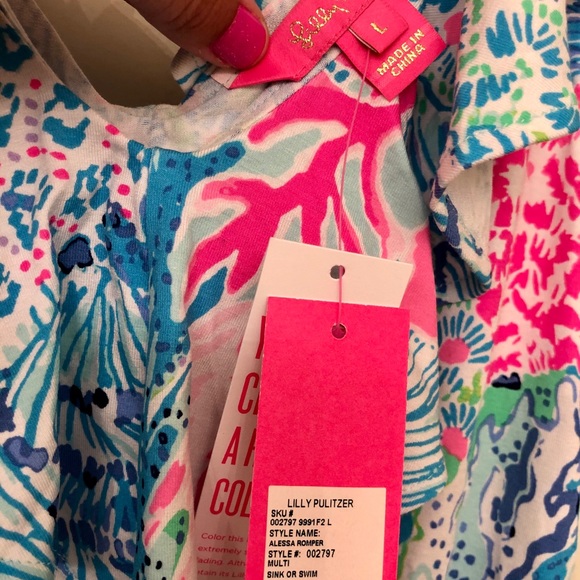 SOLD  Lilly Pulitzer Alessa Romper - Picture 2 of 6
